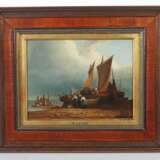 Lepée, S. Maler des 19. Jh.. ''Segelschiffe am Strand'' - Foto 2