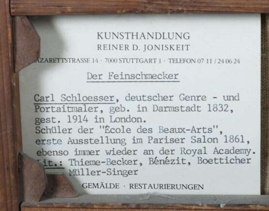 Schlösser, Carl Bernhard Darmstadt 1836 - 1914 London - photo 5