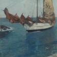 Obronski, Willi 1876 - ?. ''Segelschiff vor einer Küste'' - Archives des enchères