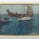 Obronski, Willi 1876 - ?. ''Segelschiff vor einer Küste'' - фото 2