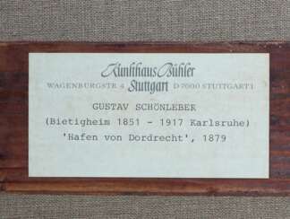 Schönleber, Gustav Bietigheim 1851 - 1917 Karlsruhe