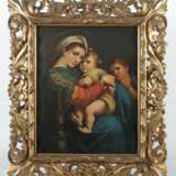 Maler/Kopist des 19./20. Jh. ''Madonna della Sedia'', Darstellung nach Raffael - photo 3