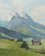 Ernst Lang. Lang, Ernst Maler der 1. Hälfte des 20. Jh.. ''Bergpanorama''