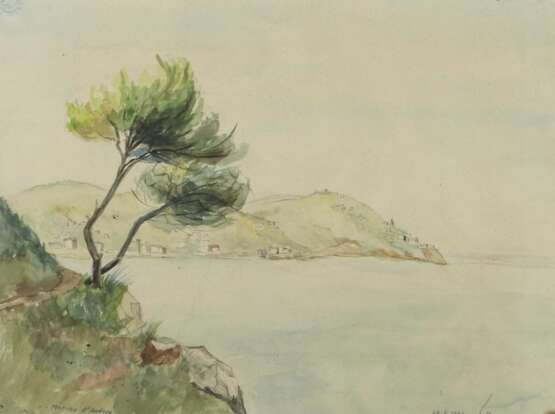 Maler des 20. Jh. ''Marina d'Andora'', Blick auf Capo Mele - photo 1