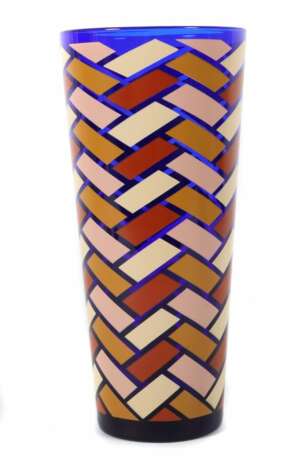 Vase mit geometrischem Dekor Rosenthal Egizia, um 1980 - Foto 1