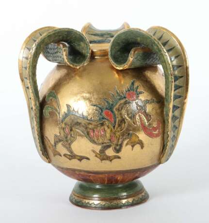 Bedö, Imre Pecs/Ungarn 1901 - 1980 Deggendorf. Vase mit asiatischen Fabelwesen und ornamentalem Dekor - photo 4