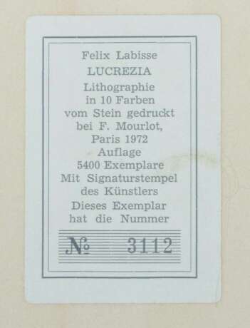 Labisse, Felix (nach) Marchiennes 1905 - 1982 Neuilly-sur-Seine - photo 4