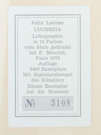 Labisse, Felix (nach) Marchiennes 1905 - 1982 Neuilly-sur-Seine - фото 4