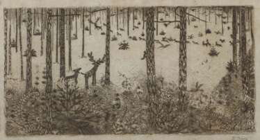 Nägele, Reinhold Murrhardt 1884 - 1972 Stuttgart. ''Im Wald''