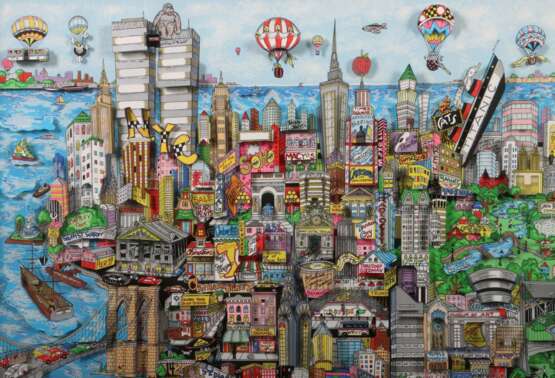 Fazzino, Charles geb. 1955 in Westchester County. ''The world loves New York'' - Foto 3
