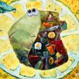 „Fisch unter Zitrone“ Siehe Beschreibung Impressionismus Animalistisches 2015 - Foto 1