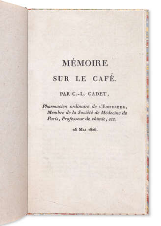 CADET DE VAUX, Antoine-Alexis (1743-1828) & Charles-Louis CADET DE GASSICOURT (1769-1821). - photo 2