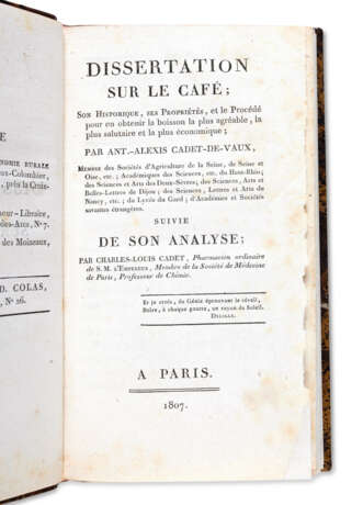 CADET DE VAUX, Antoine-Alexis (1743-1828) & Charles-Louis CADET DE GASSICOURT (1769-1821). - Foto 3