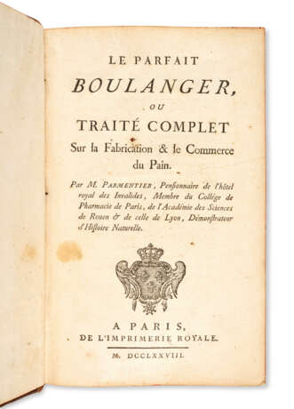 PARMENTIER, Antoine-Augustin (1737-1813). - фото 3