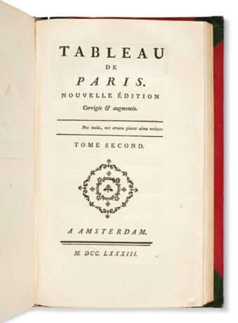 [MERCIER, Louis-S&#233;bastien (1740-1814)]. - Foto 1