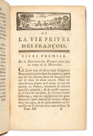 [CONTANT d`ORVILLE, Andr&#233;-Guillaume (circa 1730-1800)]. - Foto 1