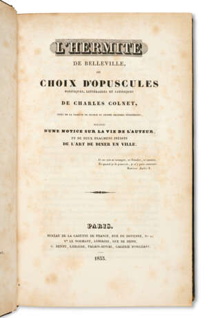 COLNET DU RAVEL, Charles-Joseph (1768-1832). - Foto 2