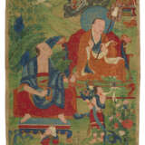 A PAINTING OF TWO ARHATS - photo 2