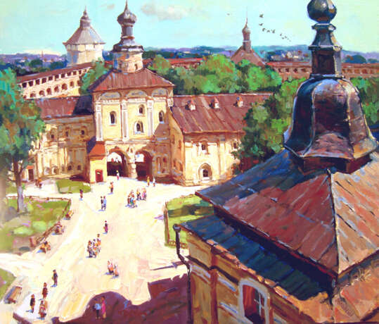 Кирилло-Белозёрский монастырь Canvas Oil paint Realism History painting 2016 - photo 1