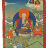 A GROUP OF THREE PAINTINGS OF ARHATS - photo 2