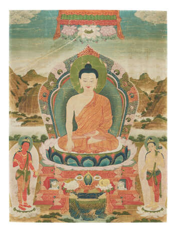 A PAINTING OF BUDDHA - photo 1