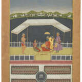 AN ILLUSTRATION FROM A RAMAYANA SERIES: HANUMAN OFFERS RESPECTS TO RAMA - photo 2