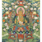 A RARE IMPERIAL PAINTING OF VAJRAPANI - фото 1