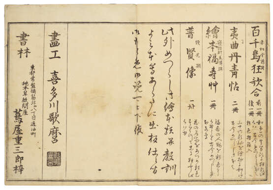 KITAGAWA UTAMARO (1754-1806) - фото 22