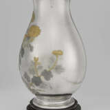 A LARGE SOFT-METAL INLAID SILVER FLOWER VASE - photo 3