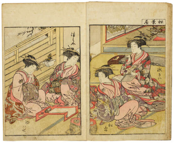 KATSUKAWA SHUNSHO (1726-1792) AND KITAO SHIGEMASA (1739-1820) - фото 15