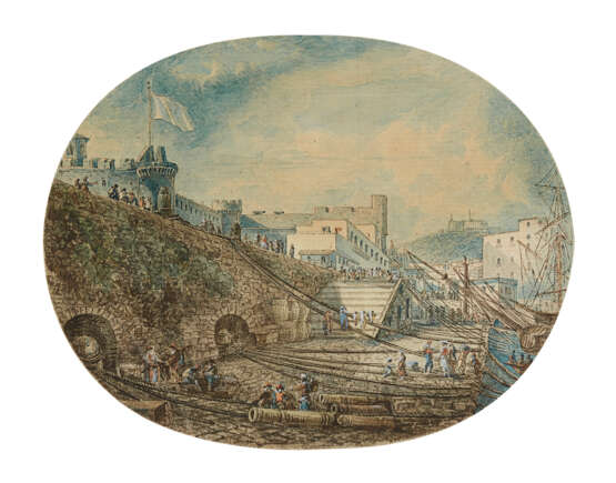 ABRAHAM-LOUIS-RODOLPHE DUCROS (MOUDON 1748-1810 LAUSANNE) - Foto 1