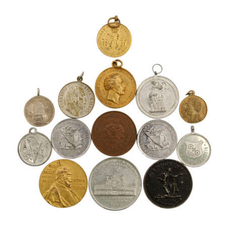 Historische Medaillen, mitunter Schützenmedaillen, - Foto 1