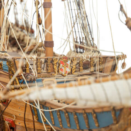 Detailreiches Schiffsmodell der schwedischen Galeone Vasa, - фото 5
