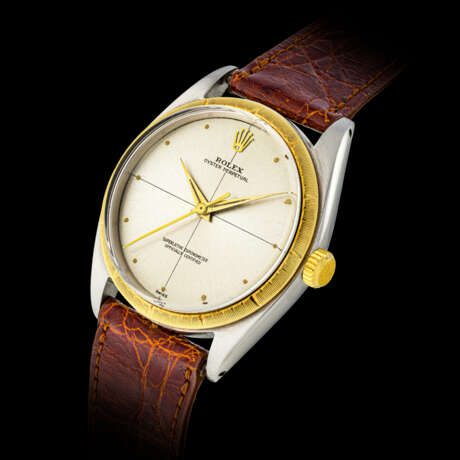 ROLEX, TWO-TONE OYSTER PERPETUAL, REF. 1008 - фото 1