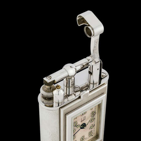 ALFRED DUNHILL, LIMITED EDITION OF 200 PIECES, GIANT TABLE LIGHTER WITH CLOCK - photo 4