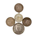 Württemberg - Kleines Lot Medaillen und Münzen mit - фото 1