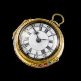 J. NEWHAM, POCKET WATCH WITH ENAMEL PAIR CASE - фото 2