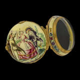 J. NEWHAM, POCKET WATCH WITH ENAMEL PAIR CASE - Foto 4