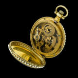 ANON, GILT, ENAMEL AND PEARL-SET OPENFACE POCKET WATCH - photo 3