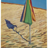 David Hockney a Retrospective, Los Angeles County Museum of Art, "Beach Umbrella" - photo 1