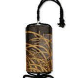 A FIVE-CASE LACQUER INRO WITH MOON AND AUTUMN GRASSES - photo 1