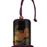 A TWO-CASE LACQUER INRO WITH DESIGN OF HORSES - photo 1