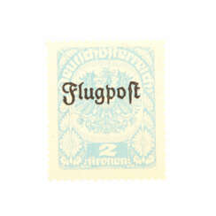 Österreich - 1922, "Flugpost" auf 2 Kr., nicht ausgegeben,