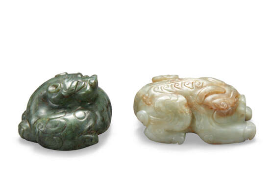 TWO JADE ANIMAL CARVINGS - photo 2