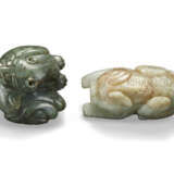 TWO JADE ANIMAL CARVINGS - фото 5