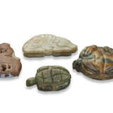 FOUR JADE ANIMAL CARVINGS - Foto 3