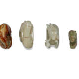 FOUR JADE CARVINGS OF ANIMALS - Foto 5