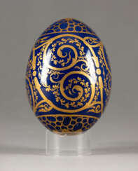 A PORCELAIN EASTER EGG Russian, St. Petersburg, Imperial