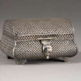A SILVER TROMPE L'OEIL CASKET Russian, Moscow, 1863 Of r - photo 1