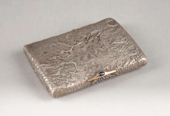 A SILVER SAMORODOK CIGARETTE CASE Russian, St. Petersbur - photo 1